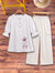 Butterfly Embroidered Top with Cargo Trousers