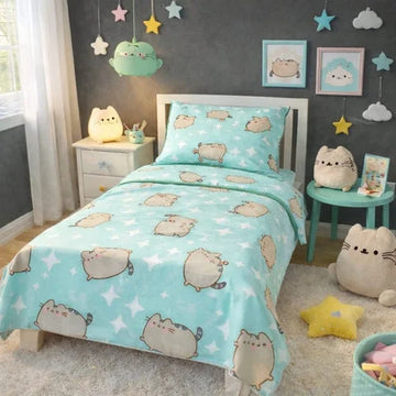 Cute Pusheen Cat Kids Bedsheet