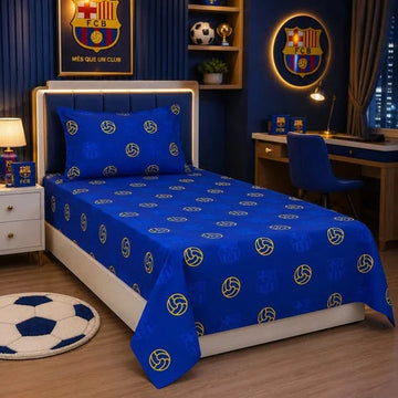 FCB Football Fan Kids Bedsheet