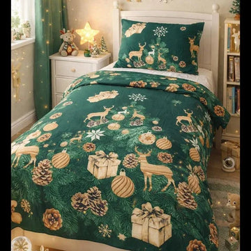 Fun & Festive Kids Bed-sheet