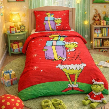Merry Grinchmas Kids Bedsheet