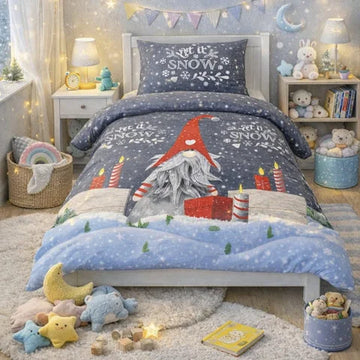 snow theme Kids Bedsheet